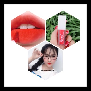 Son kem lì ROYAL LIPSTICK -màu đỏ cam