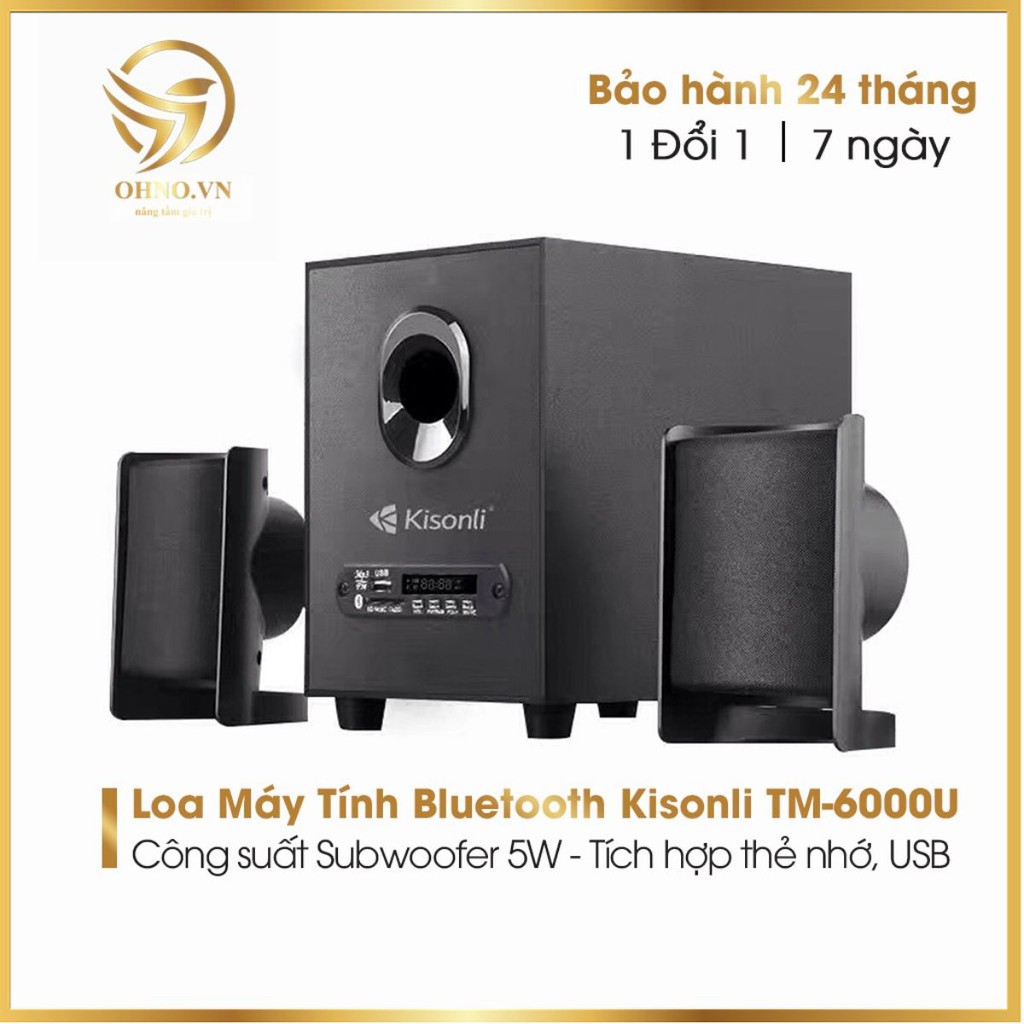 Loa Máy Vi Tính Laptop Kisonli TM-6000U Loa Vi Tính Bluetooth Để Bàn Cho PC Laptop - OHNO Việt Nam