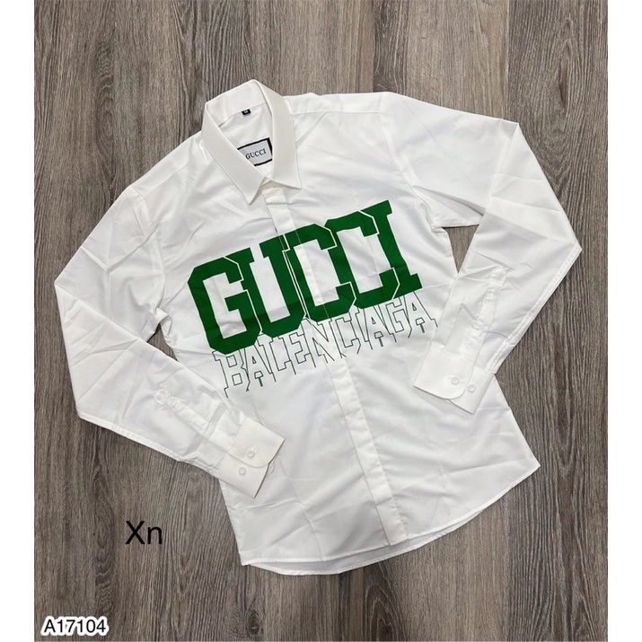 Áo Sơ Mi Nam GC Hoạ Tiết In Màu Siêu Hot - Sơ Mi Nam GC In Cao Cấp