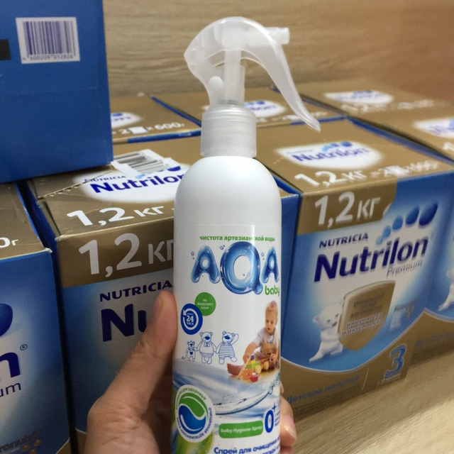 Chai xịt diệt khuẩn Aqua, 300 mL