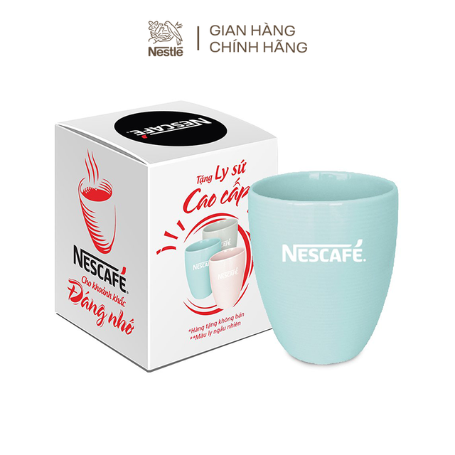 [Tặng 1 ly sứ] Combo 2 hộp cà phê hòa tan Nescafé Cappuccino bao bì mới: 1 vị dừa + 1 vị caramel | BigBuy360 - bigbuy360.vn