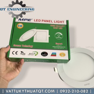 ĐÈN LED PANEL ÂM TRẦN TRÒN 9W MPE (RPL-9) [VATTUKYTHUATQT.COM]