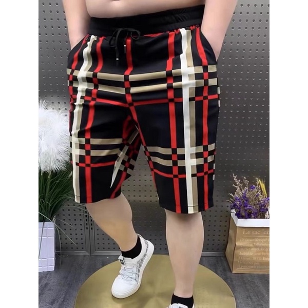 Quần Short Nam Hoạ Tiết Trẻ Trung#Short Thun Co Giãn 4 Chiều