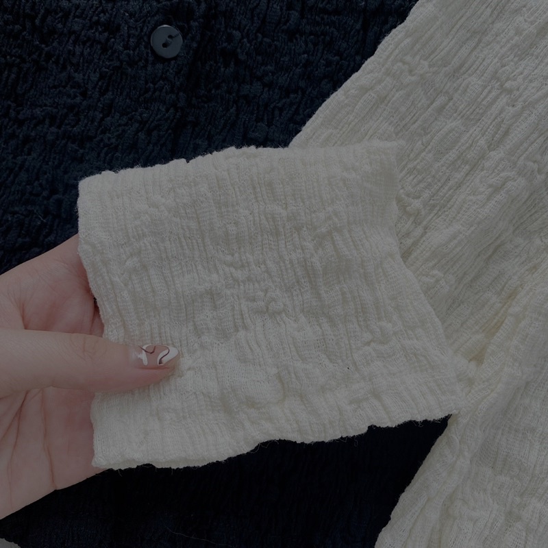 Áo nhăn dài tay (ảnh/ clip shop chụp) | BigBuy360 - bigbuy360.vn