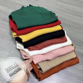 Áo len tăm cổ 5 phân ( Ảnh thật hàng đẹp)