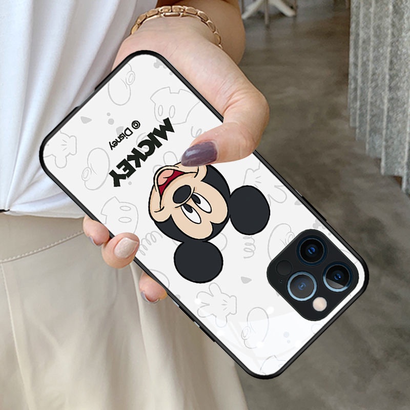 Ốp Điện Thoại Chống Va Đập In Hình Mickey Hoạt Hình Mẫu Mới Cho iPhone 13 Pro Max 14 12 Mini 11 XS XR X 8 7 Plus 6S 6 SE