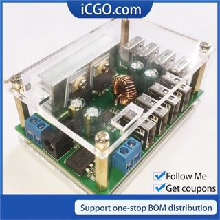 Mô-đun sạc pin Dc 8 USB 9V 12V 24V 36V sang 5V 10A