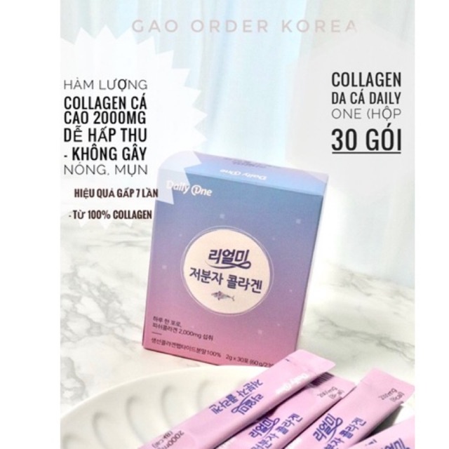 Collagen bột Daily One -Collagen da cá 30 gói