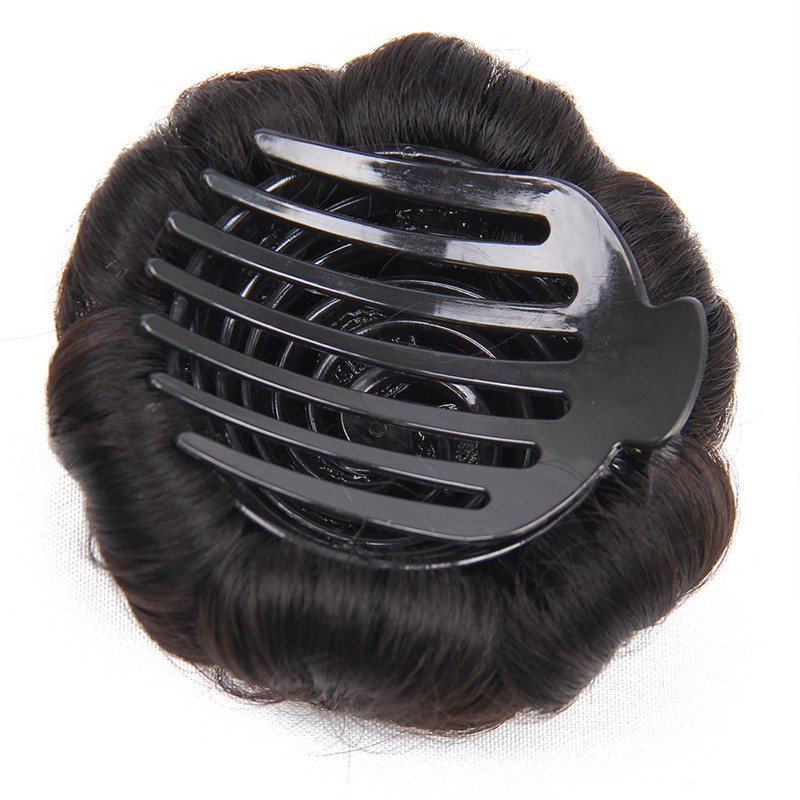 Búi tóc giả uốn xoăn cho nữ, có 6 màu