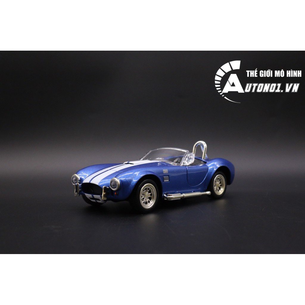 MÔ HÌNH XE SHELBY COBRA BLUE 1:26 MZ KHÔNG HỘP 1252