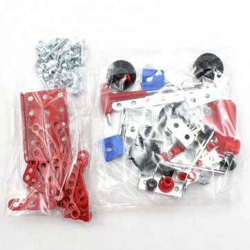 Đồ Chơi Giáo Dục STEM SuSu Block - Metal Bricks 4in1 - 4 Phương Tiện Biến Hình Cứu Hỏa Siêu Bền 1202