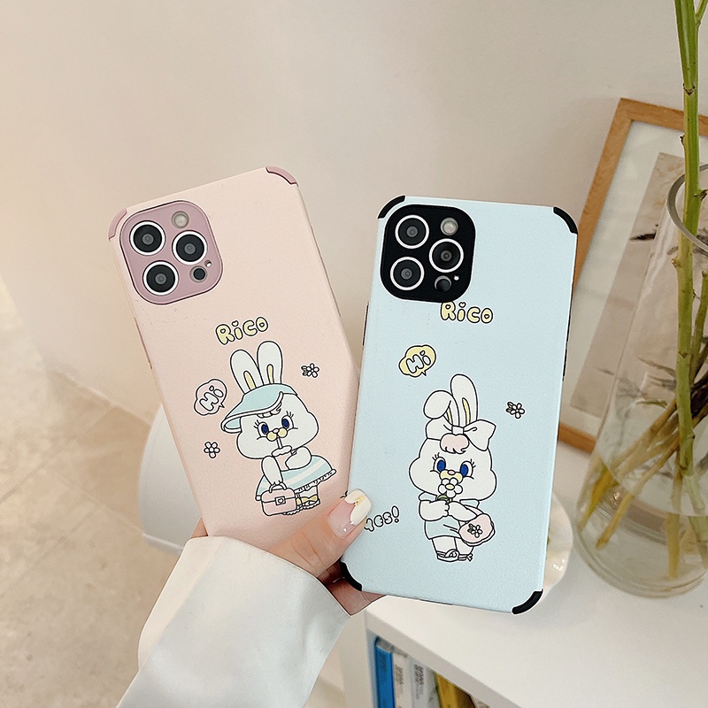 Ốp Điện Thoại Tpu Họa Tiết Thỏ Hoạt Hình Cho Iphone 11 Pro Max X Xr Xs Max 7 8 Plus Se 2020 12 Pro Max 12 Mini | BigBuy360 - bigbuy360.vn