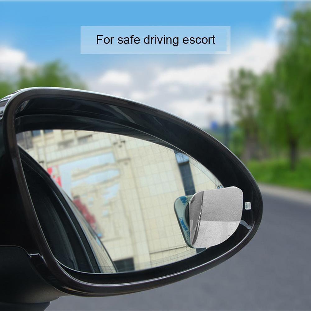 Set 2 Gương Chiếu Hậu Góc Rộng Xoay 360 Độ Nhìn Điểm Mù Cho Xe Hơi / Xe Máy