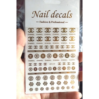 Sticker trang trí móng móng nail 20 mẫu đẹp