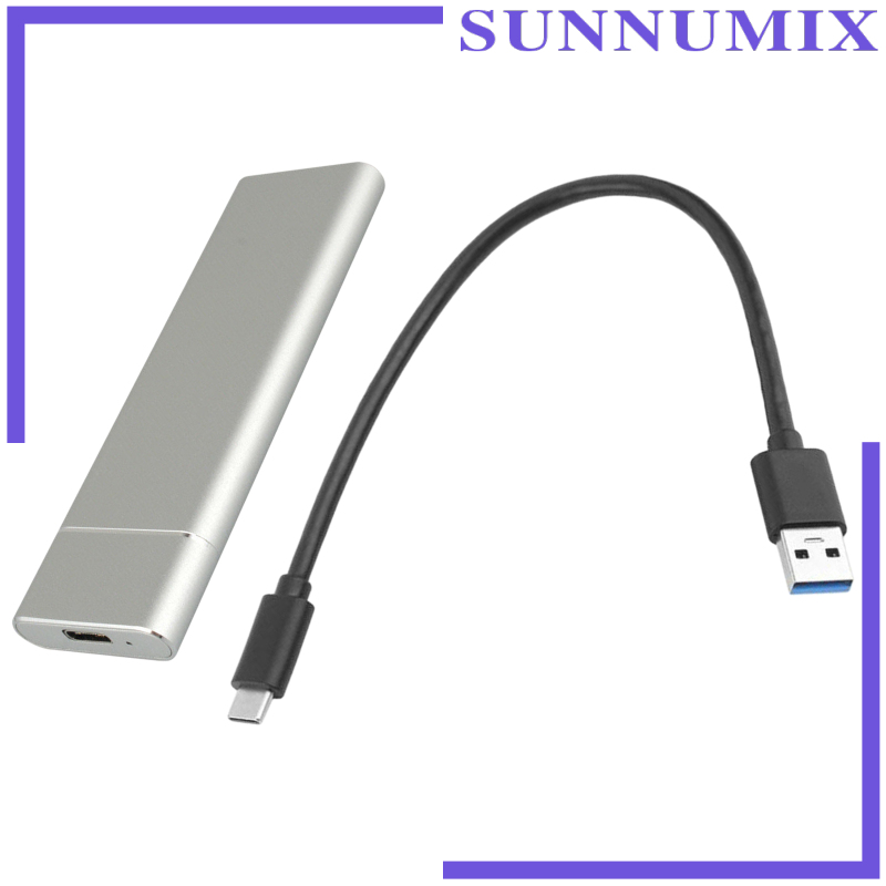[SUNNIMIX]USB-C 2TB M.2 NGFF SSD USB 3.1 Gen 1 6Gbps External Solid State Drive