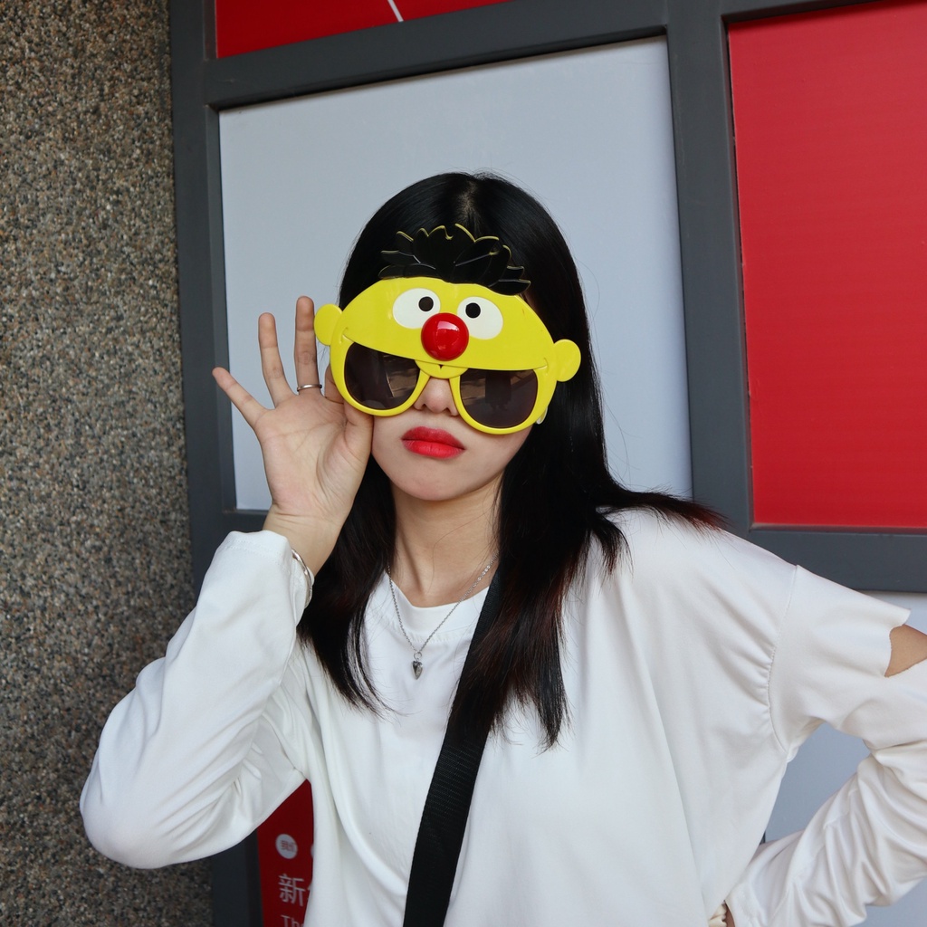 Mắt Kính Hóa Trang Nhân Vật Hoạt Hình Sesame Street 'ERNIE' Vui Nhộn Mới