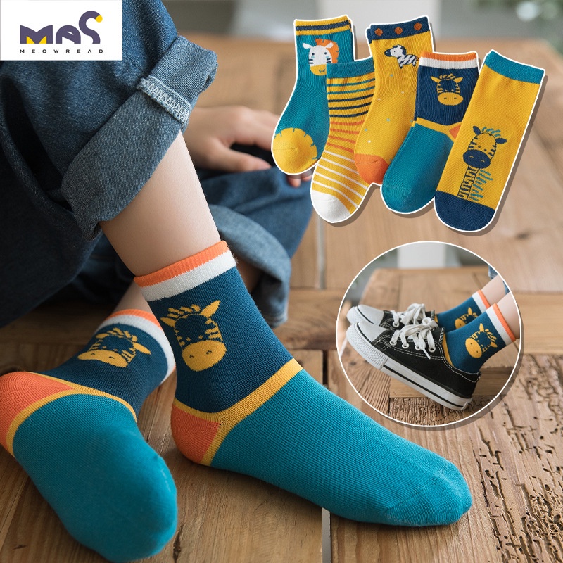 Set 5 Đôi Vớ Xinh Xắn Dành Cho Các Bé Từ 0-12 Tuổi