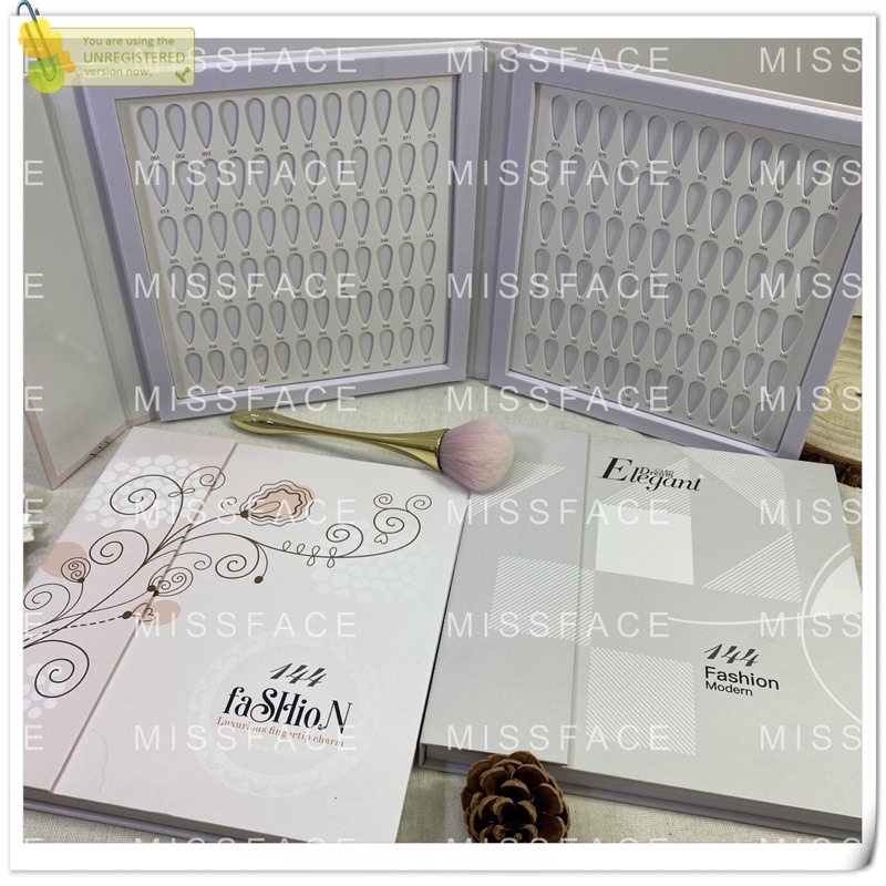 sổ trưng mẫu móng hàn quốc _ sổ trưng mẫu 144 ô