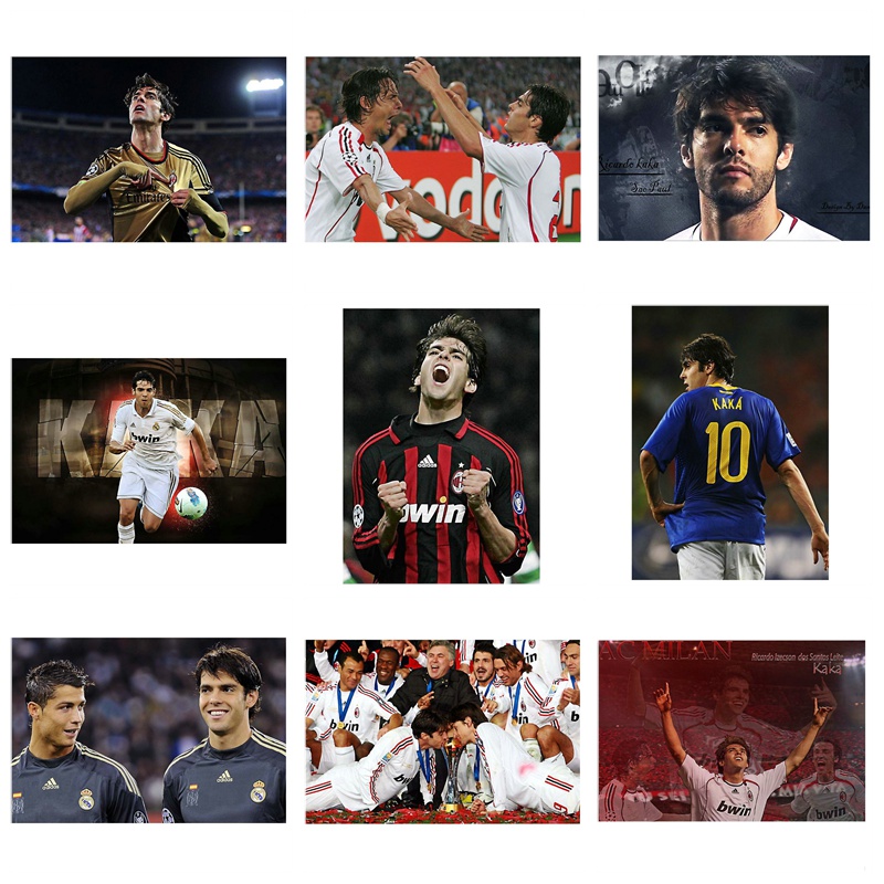 FIFA World Cup Football Soccer Star The Best FIFA Men's Player Kaká Vintage Craft Paper Poster Decorative Wall Sticker 1 pcs