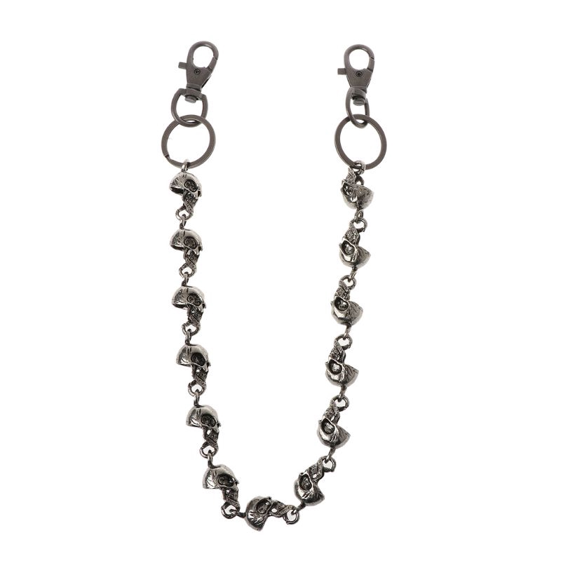 Dây Xích Đeo Quần Hình Đầu Lâu Phong Cách Gothic Cá Tính