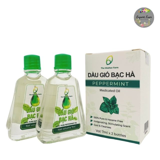 Dầu gió bạc hà the moshav farm 7ml chai - ảnh sản phẩm 4