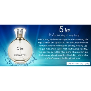 Nước Hoa Nữ Immortel 5 Sens - 60ml