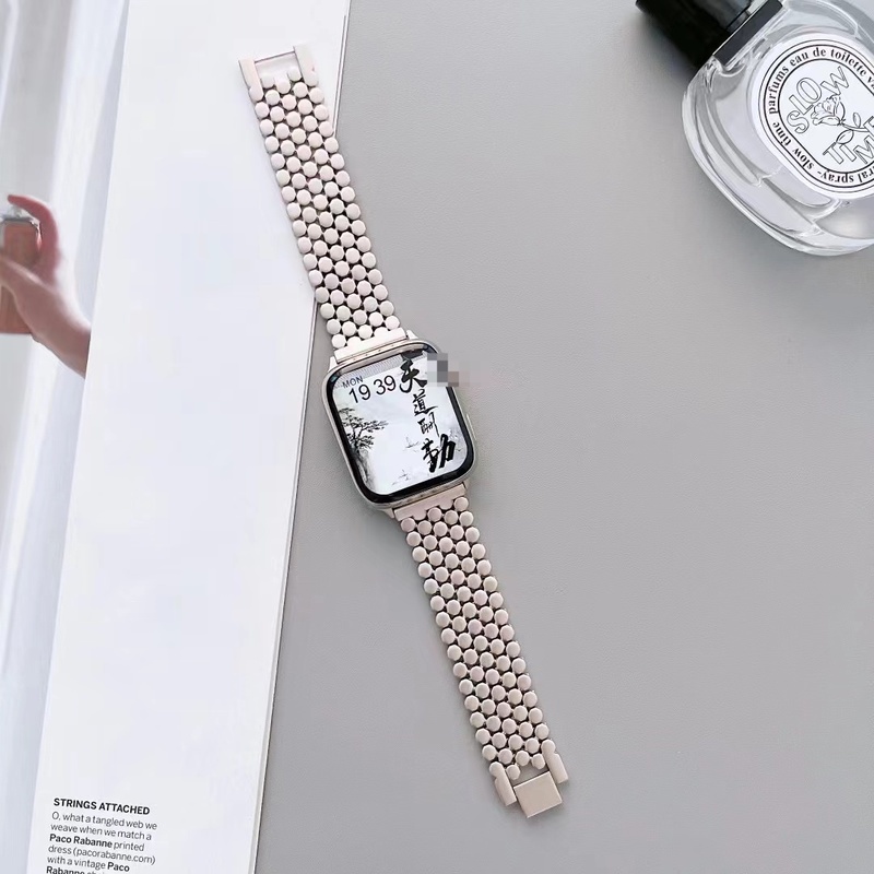 Dây Đeo Bằng Thép Không Gỉ Mỏng Cho Đồng Hồ Thông Minh apple watch 7 6 se 41mm 45mm 40mm 44mm iwatch 5 3 38mm 42mm