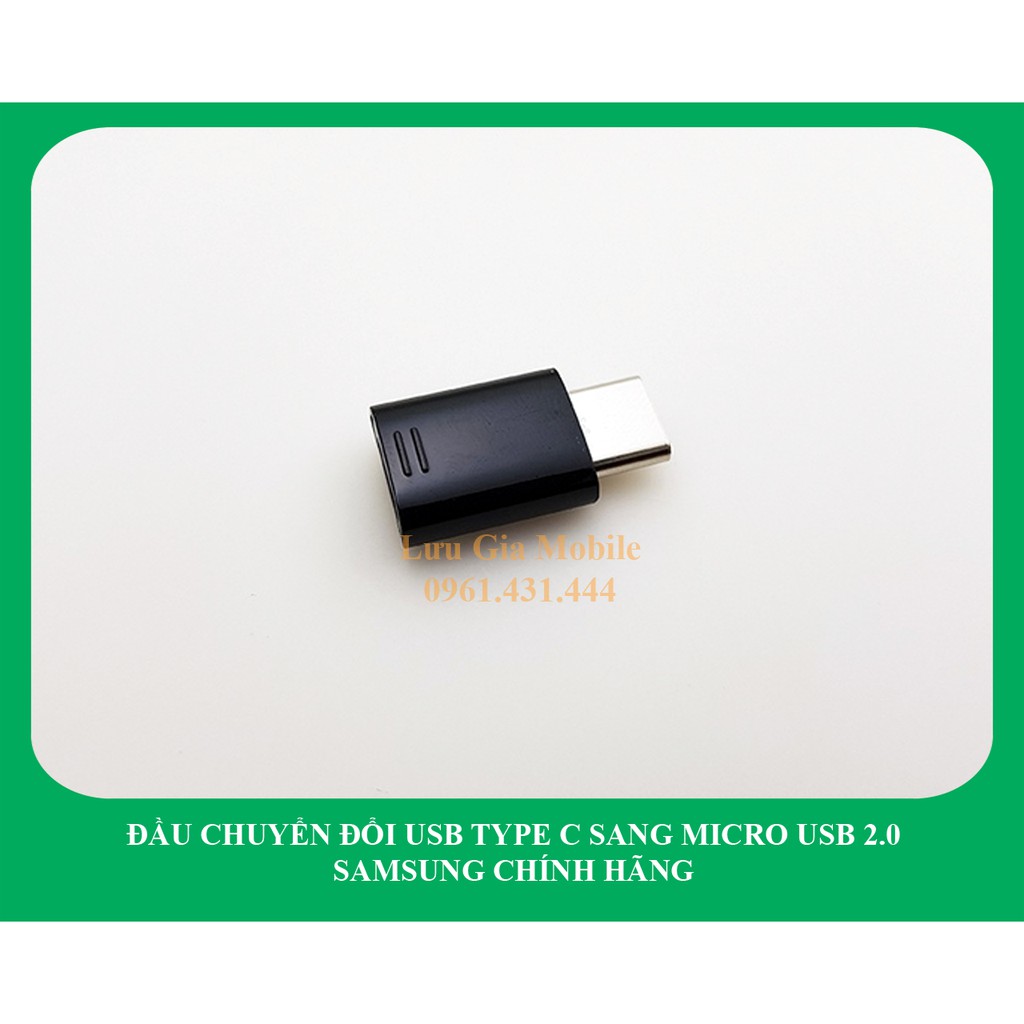 Đầu chuyển đổi USB Type C sang Micro USB 2.0 Samsung Galaxy S9 chính hãng G960