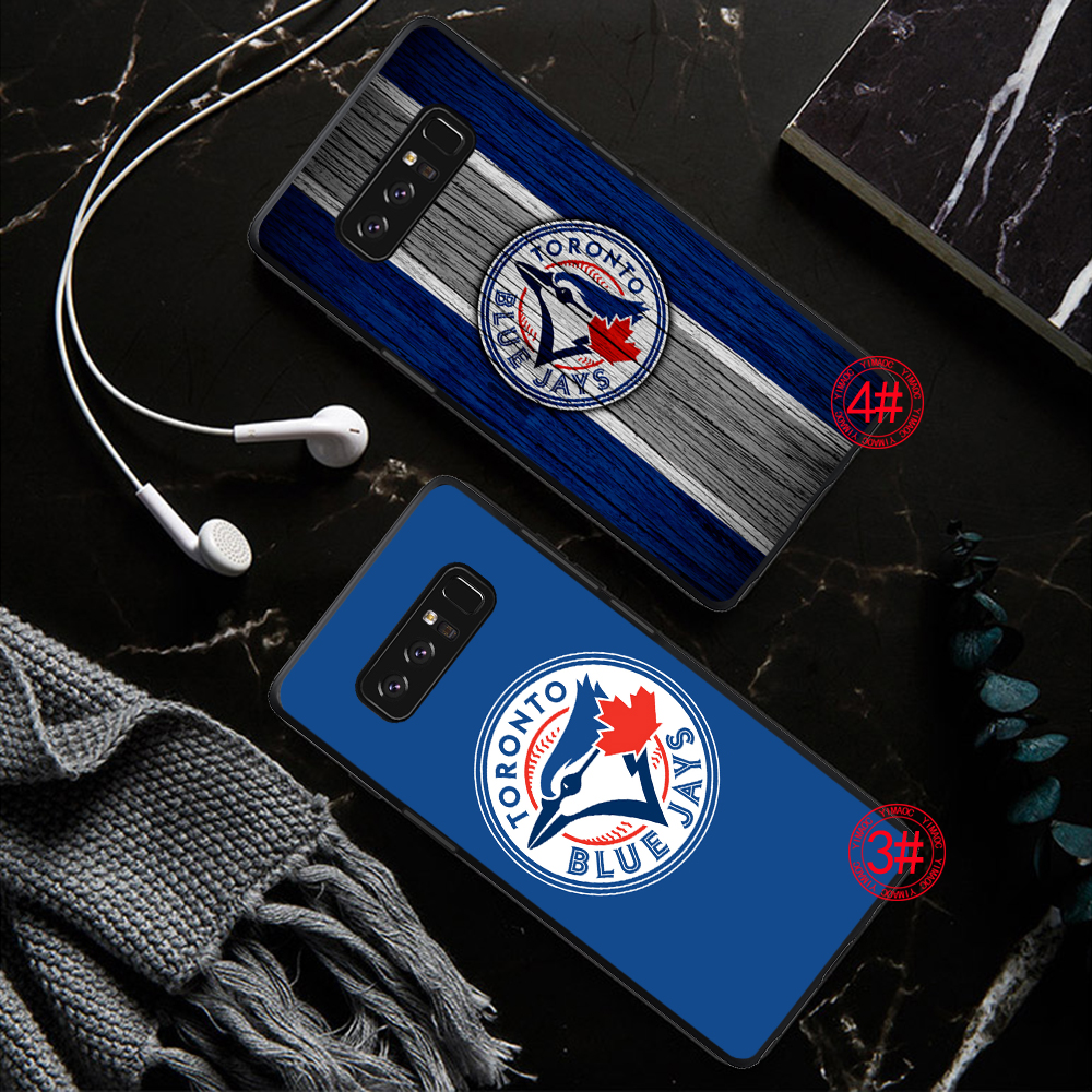 Ốp điện thoại in logo bóng chày Toronto Blue Jays cho Samsung A31 A42 A02 A12 A32 A52 A72 F62 M62