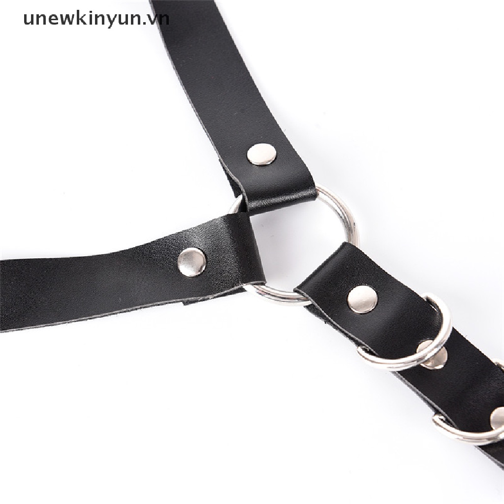[UU] Đai Da Kẹp Chân Có Thể Điều Chỉnh Phong Cách Punk Quyến Rũ