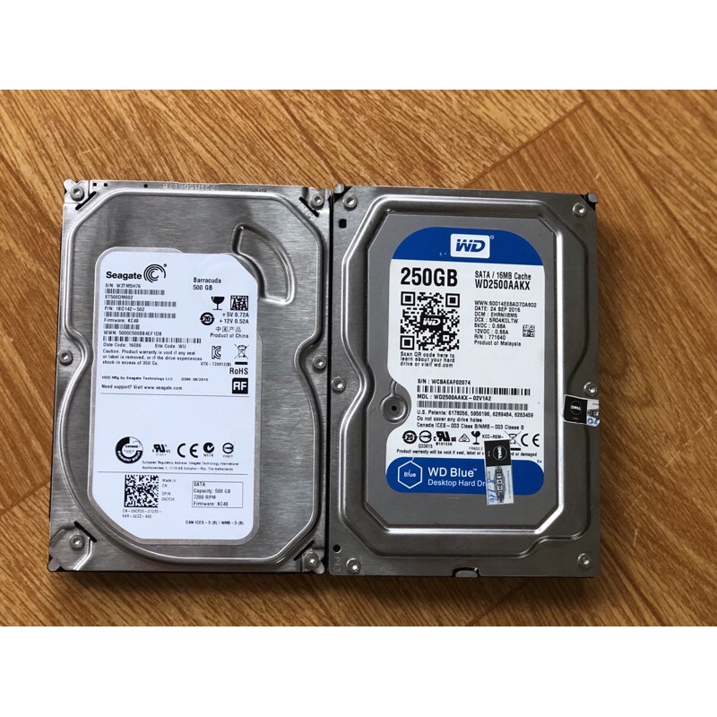 Ổ cứng HHD 3.5" 250GB/500GB