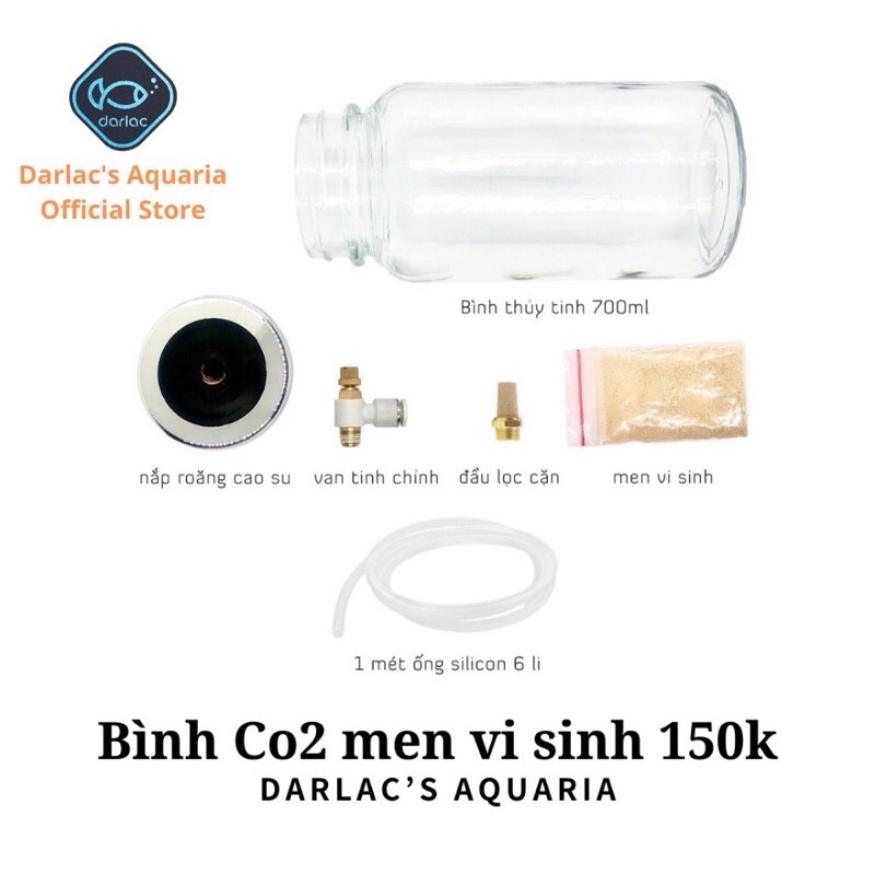 Men Vi Sinh Tạo Co2 Từ Đường 15gr - Darlac’s Aquaria