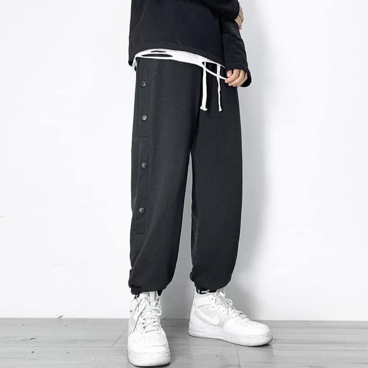 Quần ống rộng CÚC DỌC unisex N7 jogger thể thao bó chun dáng suông nam nữ nỉ cao cấp da cá bigsize thu đông