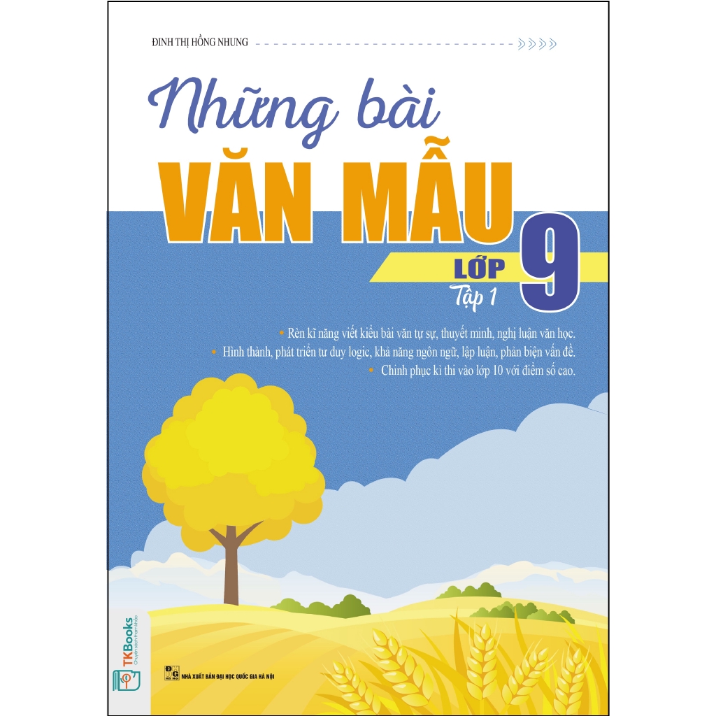 Sách - Những Bài Văn Mẫu Lớp 9 - Tập 1