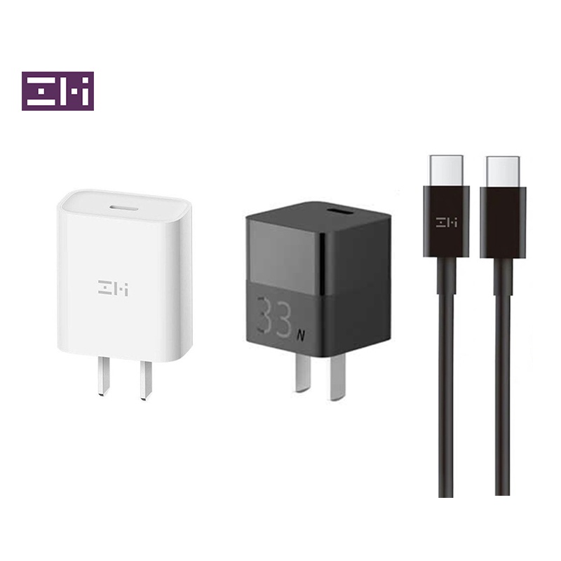 củ sạc nhanh pd 20w zmi ha716 hoặc củ 33w zmi ha715-sạc pd cho IP13/12/11/8,...