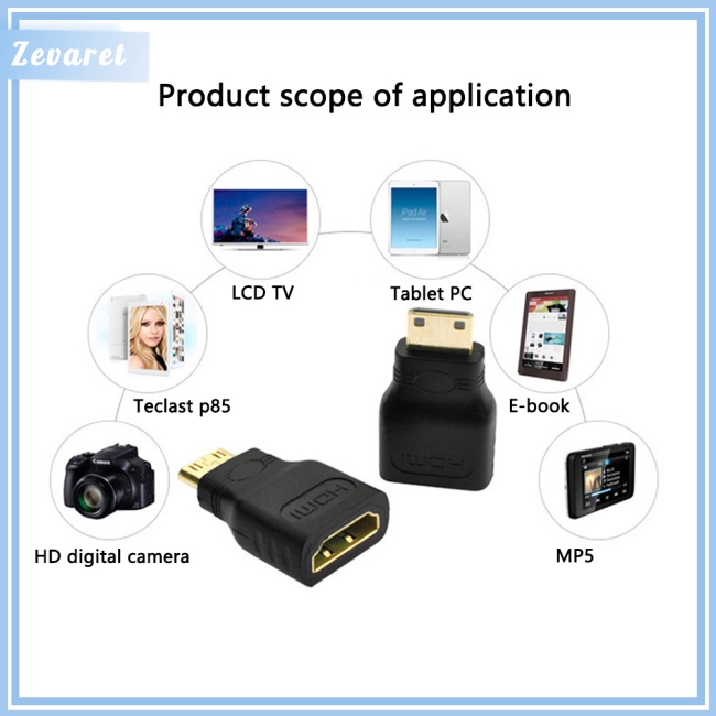 Đầu Chuyển Đổi Mini Hdmi-compatible Hd Sang Cổng Hdmi Chuyên Dụng