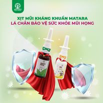 Xịt mũi kháng khuẩn thảo dược Matara Baby Nose