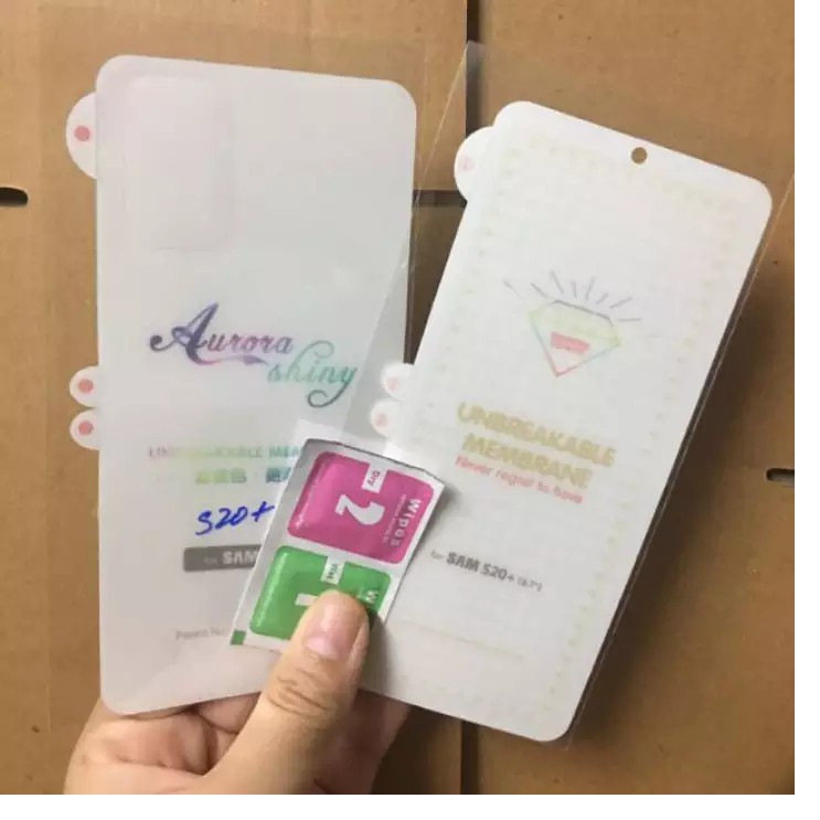 Dán PPF dành cho Samsung S20 , S20 Plus/s20 ultra phục hồi vết xước