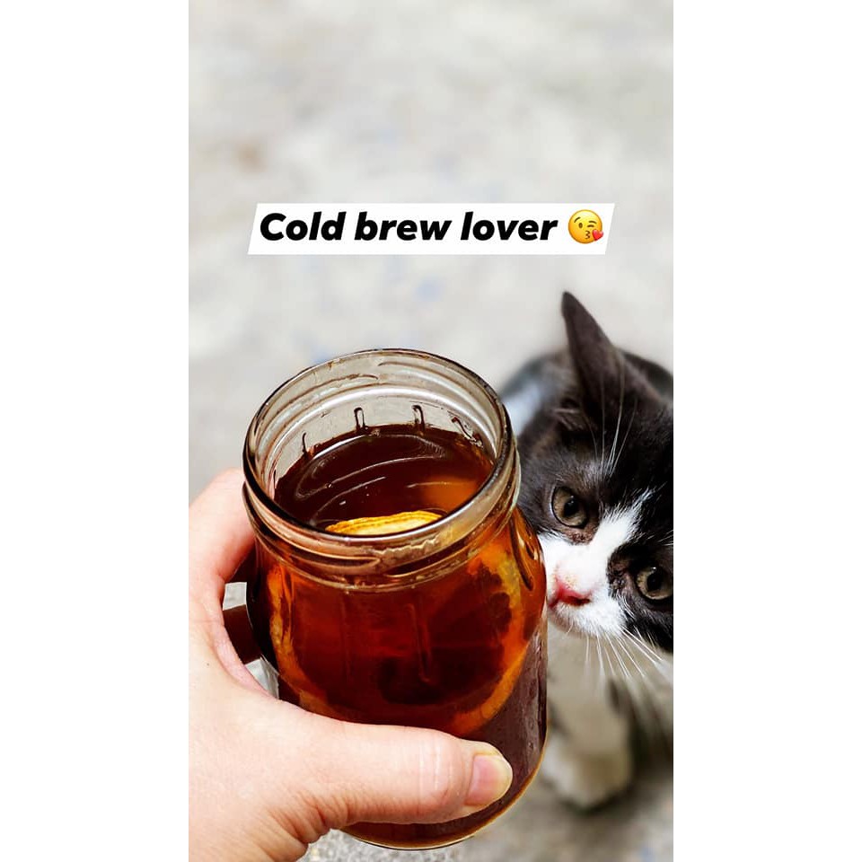 Túi cà phê ColdBrew 3C ROASTERY 100% Arabica Lạc Dương hộp 4 gói khối lượng 120gram kèm đường phèn, chanh vàng sấy khô