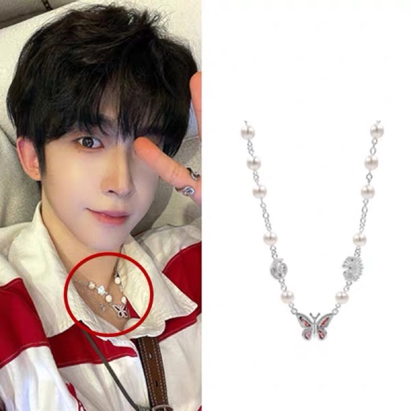 Vòng cổ hạt charm cute unisex dễ thương