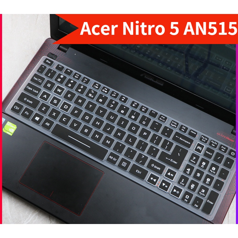 Miếng dán silicone bảo vệ bàn phím cho laptop 15.6inch Acer Nitro 5 AN515-42 52 AN515 42 51 51EZ 51BY 791P