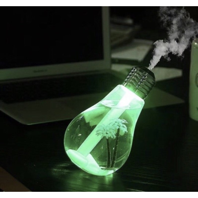 Máy phun sương tạo ẩm, khuếch tán tinh dầu , dung tích 400ml, đèn led 7 màu, BH 1 NĂM