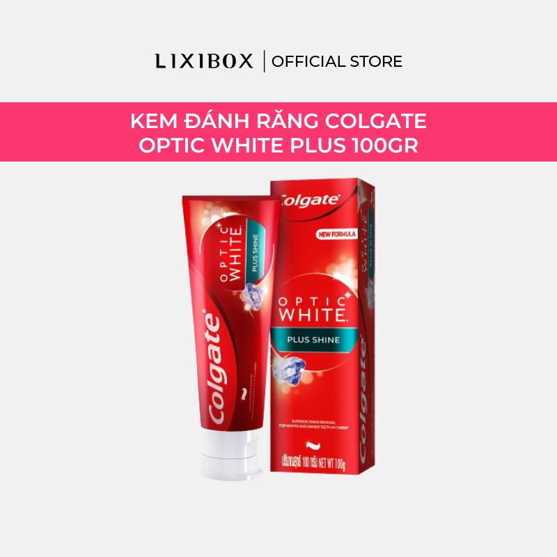[HB Gift] Kem Đánh Răng Colgate Optic White Plus 100G
