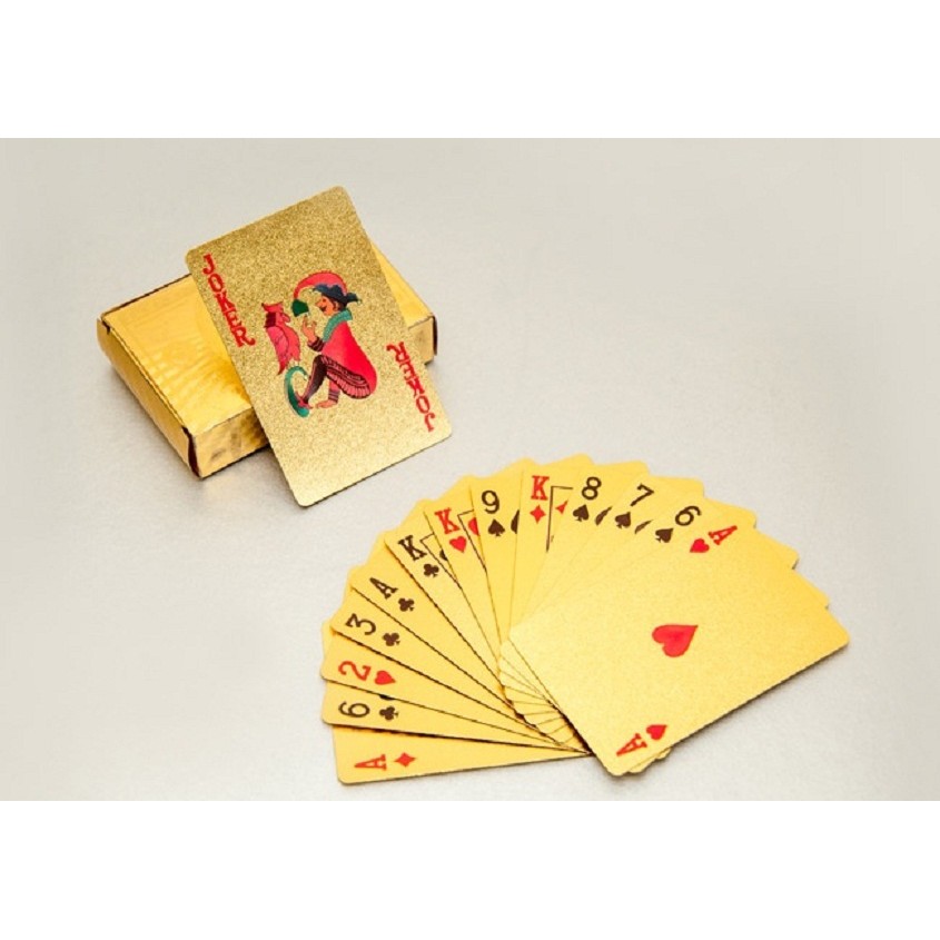 BỘ BÀI TÂY MẠ VÀNG 24K