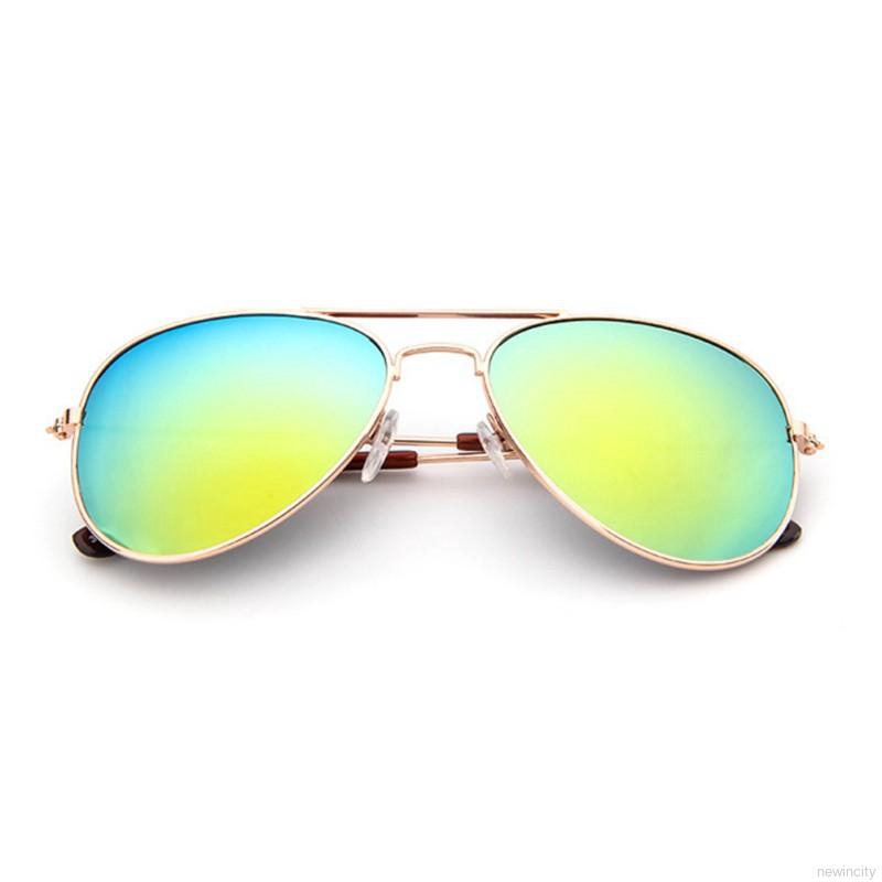 Kính mát nhiều màu gọng kim loại cho bé trai và bé gái