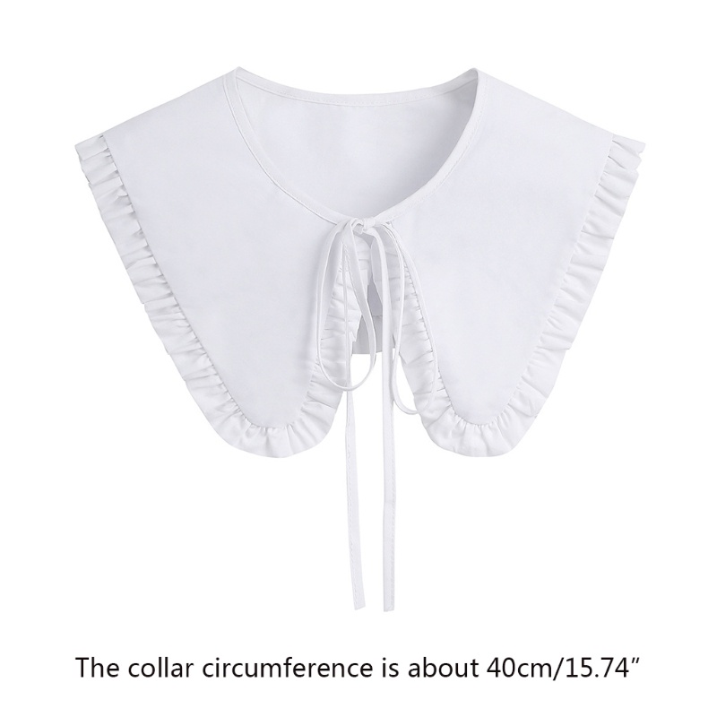 Cổ Áo Rời Vành Rời Được Màu Trắng Đáng Yêu Cho Búp Bê