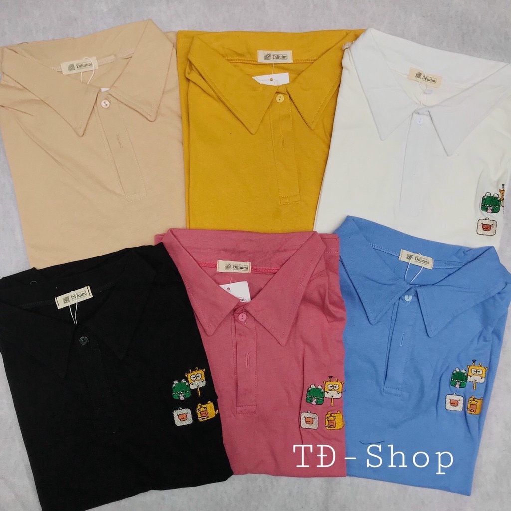 Áo Polo Nam Nữ, Áo Thun Unisex Cổ Trụ Cá Sấu 4 Chiều 100% Cotton Vải Dày 40-85kg, Polo T-shirt đánh | BigBuy360 - bigbuy360.vn