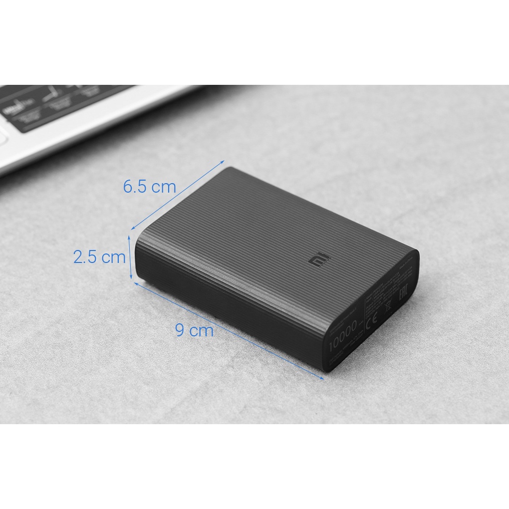 Sạc dự phòng 10000mAh hỗ trợ sạc nhanh 22,5w Mi Power Bank 3 Ultra Compact BHR4412GL chính hãng bảo hành 6 tháng