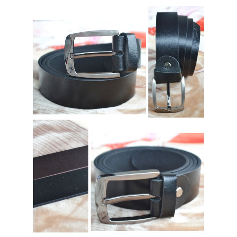Thắt Lưng Nam Da Bò Thật 100% (Kim)