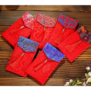 [ Rẻ nhất shoppe ] Lì xì vải gấm tua rua cao cấp - Giao mẫu ngẫu nhiên